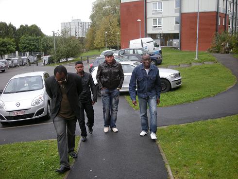Ferdinand Mokambila, Papy et Peby Mambianga et le Prof Alexandre Mopondi